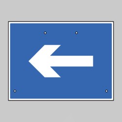 Re-Flex Sign - One Way Arrow Only
