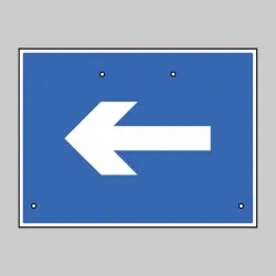 Re-Flex Sign - One Way Arrow Only