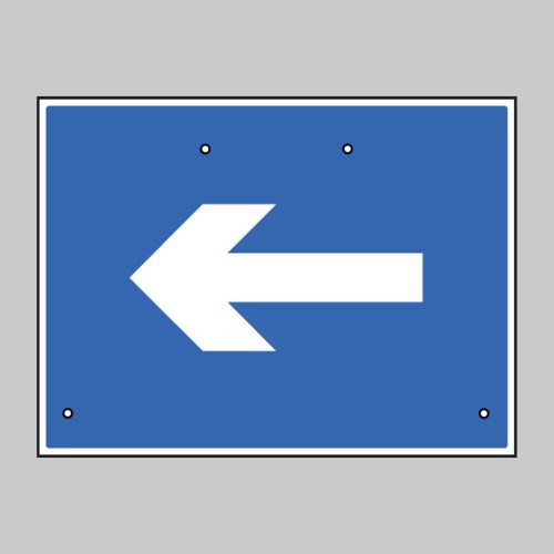 Re-Flex Sign - One Way Arrow Only