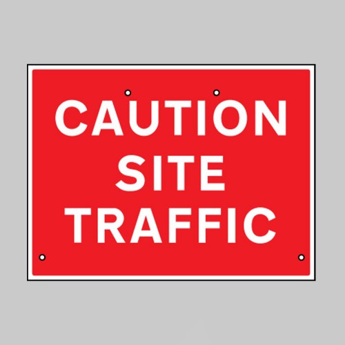 Re-Flex Sign - Caution - Site Traffic