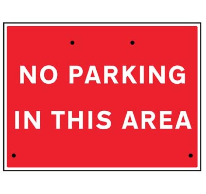 Re-Flex Sign - No Parking in this Area