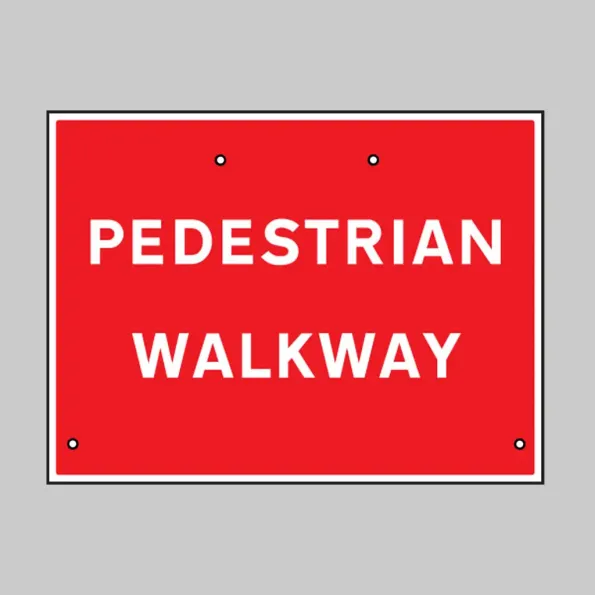 Re-Flex Sign - Pedestrian Walkway