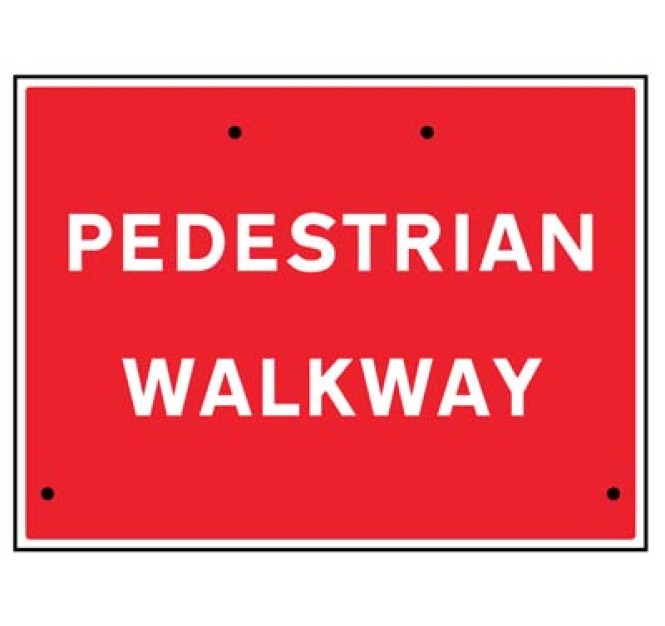 Re-Flex Sign - Pedestrian Walkway