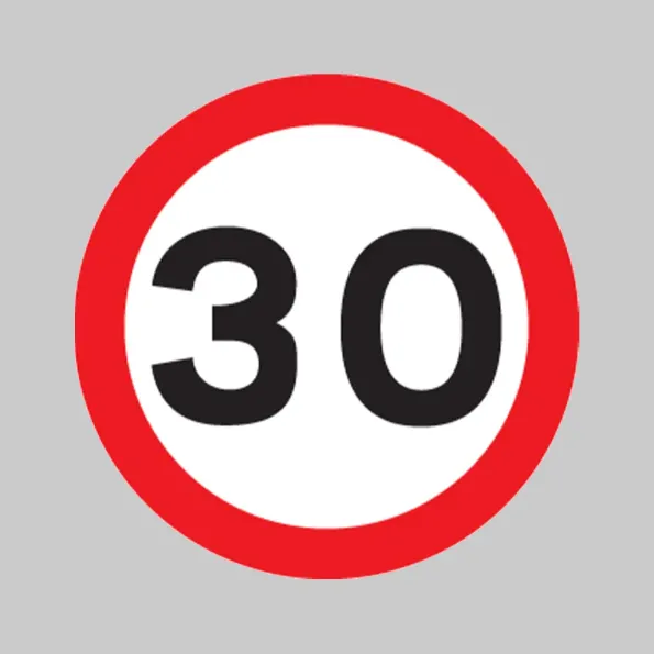 30mph - Class R2 - Permanent 