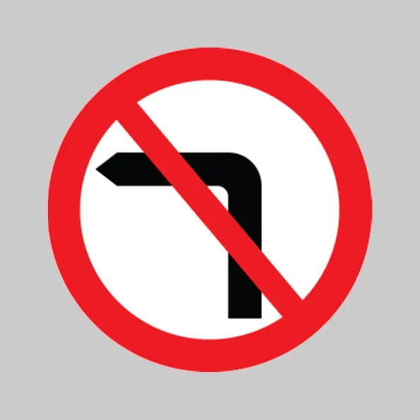 No Left Turn - Class R2 - Permanent 