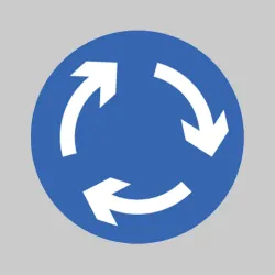 Roundabout Symbol - RA1 and R2