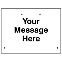 Your Message Here - Custom Re-Flex Sign