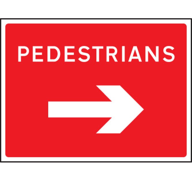 Pedestrians - Arrow Right - Class RA1 