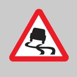 Slippery Road - Class RA1 - Temporary
