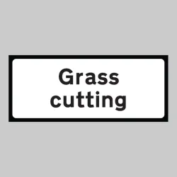 Grass Cutting Supplementary Plate - Class RA1