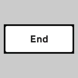 End Supplementary Plate - Class RA1 - Temporary