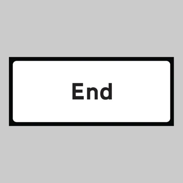 End Supplementary Plate - Class RA1 - Temporary