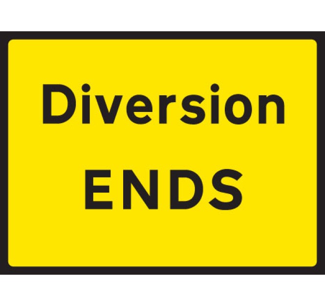 Diversion Ends - Class RA1 - Temporary