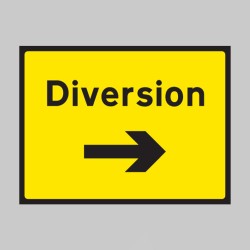 Diversion - Arrow Right - Class RA1 - Temporary