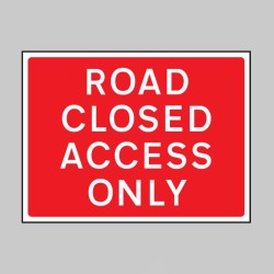 Road Closed Access Only - Class RA1 