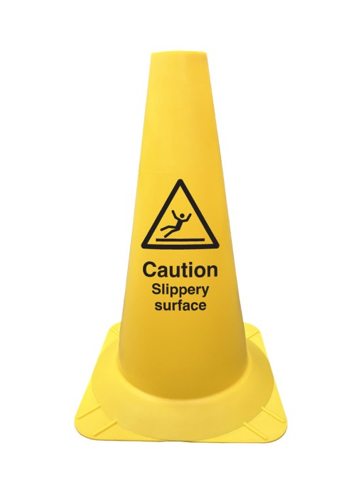 Slippery Surface Hazard Cone 500mm Round