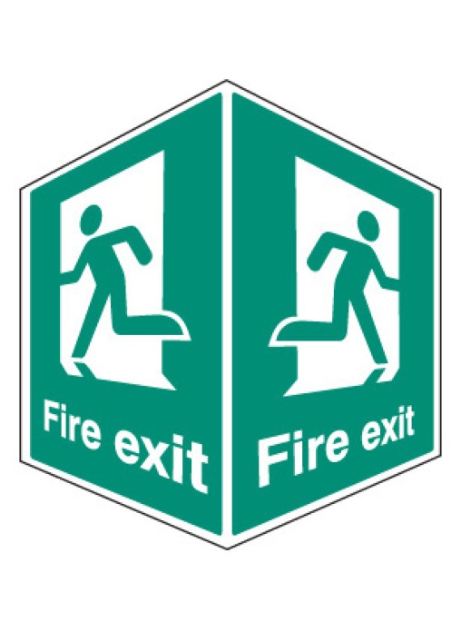 Fire Exit Projecting Sign