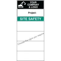 Custom Site Safety Board - Select 4 Signs