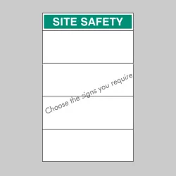 Custom Site Safety Board - Select 4 Signs Custom Site Safety Board - Select 4 Signs