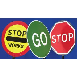 Stop / Go Lollipop Sign Stop / Go Lollipop Sign
