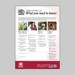 Health & Safety Law - Poster Health & Safety Law - Poster