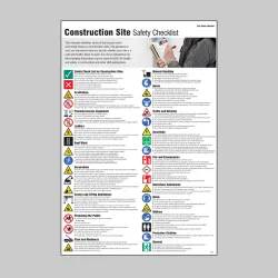 Construction Site Safety Checklist - Poster Construction Site Safety Checklist - Poster