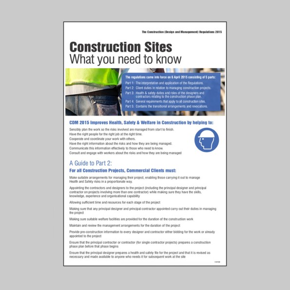 Construction (Design & Management) Regulations 2007 - Poster