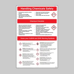 Handling Chemicals Safely - Poster Handling Chemicals Safely - Poster