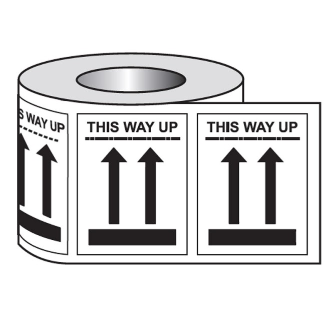 This Way Up - Labels (Roll of 250)