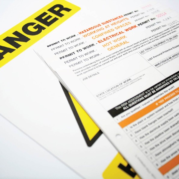 Permit to Work: (Pack of 10 - 3part NCR)