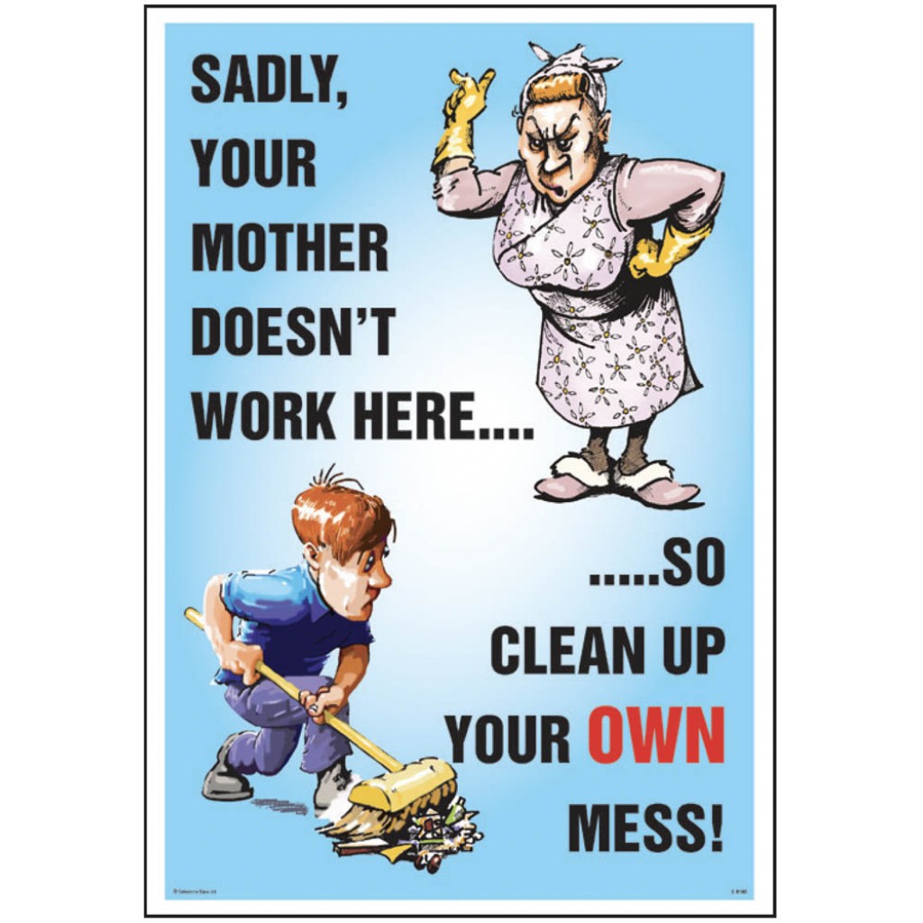 Your Mother Doesn't Work Here Poster