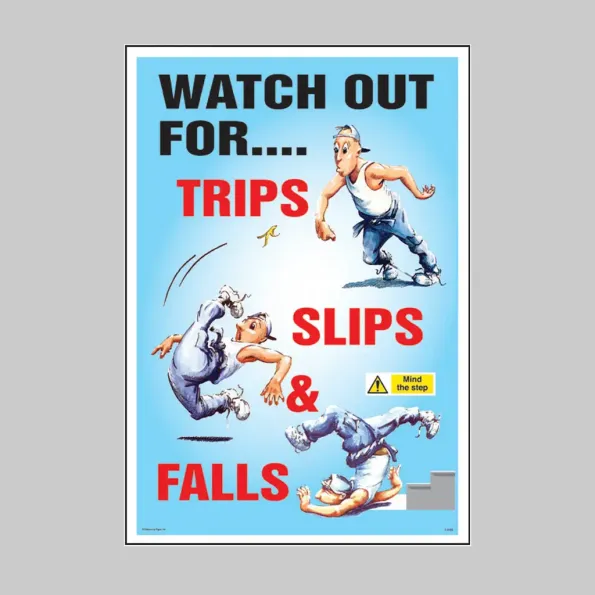 Trips Slips and Falls - Poster