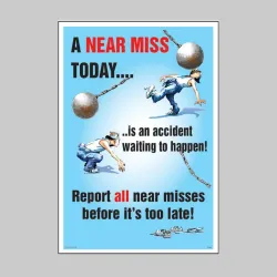 A Near Miss Today - Poster