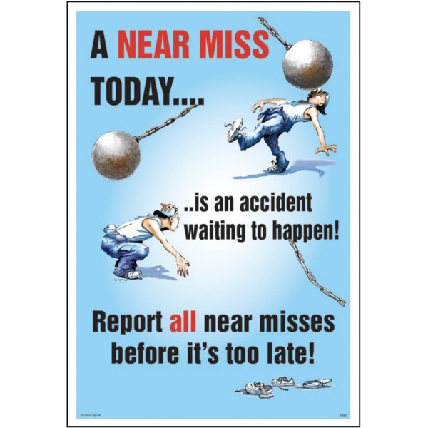 A Near Miss Today - Poster