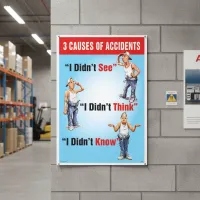 3 Causes of Accidents - Poster 3 Causes of Accidents - Poster