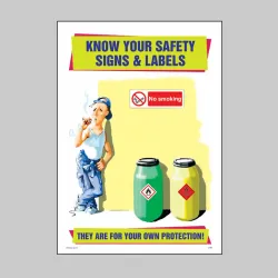 Know Your Safety Signs & Labels - Poster