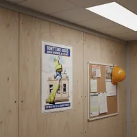 Don't Take Risks When Working At Height - Poster Don't Take Risks When Working At Height - Poster