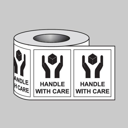 Handle with Care - Labels (Roll of 250)