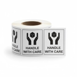Handle with Care - Labels (Roll of 250) Handle with Care - Labels (Roll of 250)