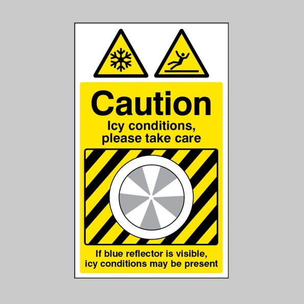 Ice Detector - Caution - Icy Conditions