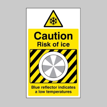 Ice Detector - Caution - Risk of Ice Ice Detector - Caution - Risk of Ice
