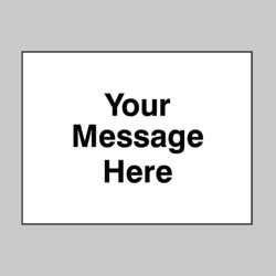 Your Message Here - Class RA1 - Rectangle - Temporary