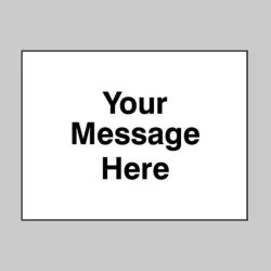 Your Message Here - Class RA1 - Rectangle - Temporary