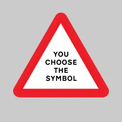 Your Message Here - Class RA1 - Triangle - Temporary
