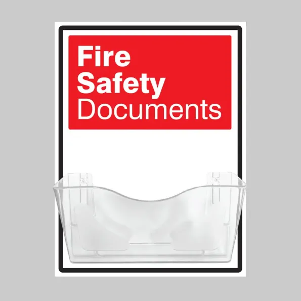 Fire Safety - Document Holder Fire Safety - Document Holder