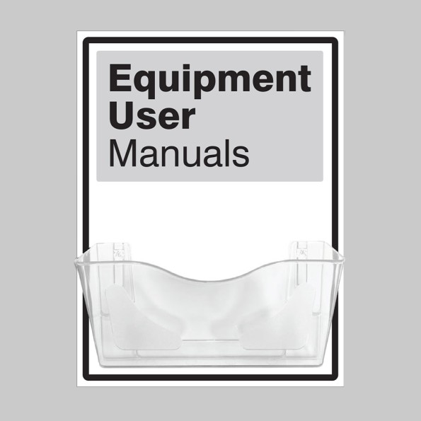 Equipment User Manuals - Document Holder