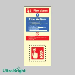 Fire Action & Call Point Set - Operate Alarm - Phone Brigade - Attack Fire - Don't use Lift Fire Action & Call Point Set - Operate Alarm - Phone Brigade - Attack Fire - Don't use Lift