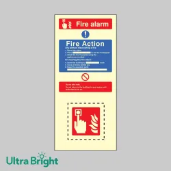 Fire Action & Call Point Set - Operate Alarm - Phone Brigade - Attack Fire Fire Action & Call Point Set - Operate Alarm - Phone Brigade - Attack Fire