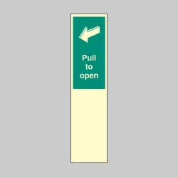 Door Plate - Pull to Open