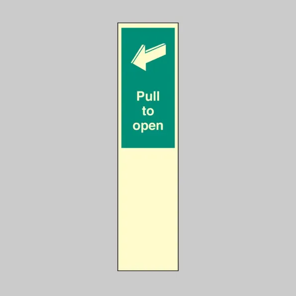 Door Plate - Pull to Open Door Plate - Pull to Open